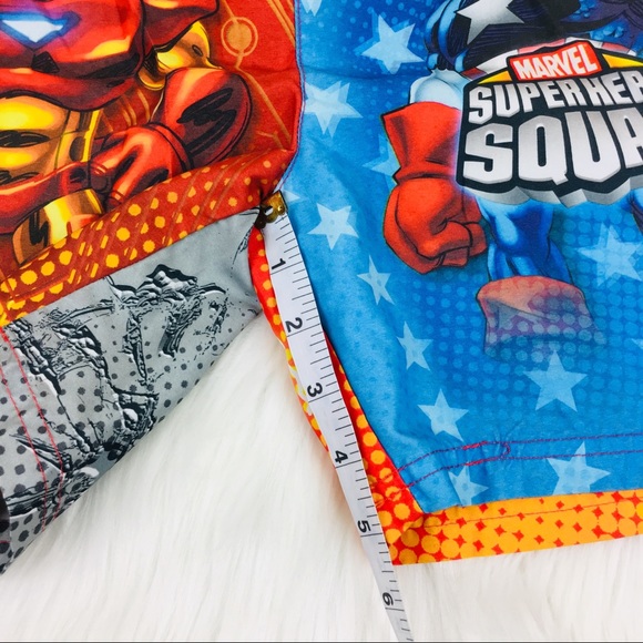 Marvel Superhero Squad Swim Trunks Size 5T - Picture 4 of 6